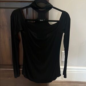Elegant Black Women's Top
